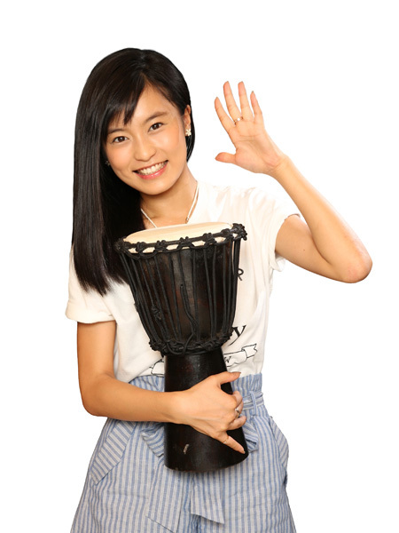 小島瑠璃子が『ドラムストラック』のオフィシャルサポーターに