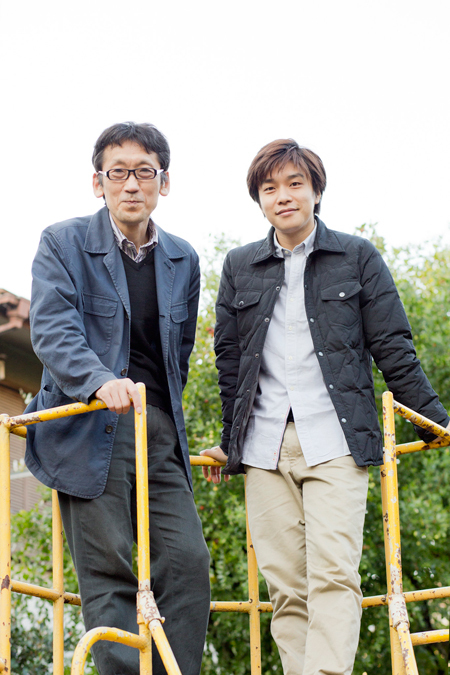左から、成井豊、畑中智行　　撮影：山田和幸