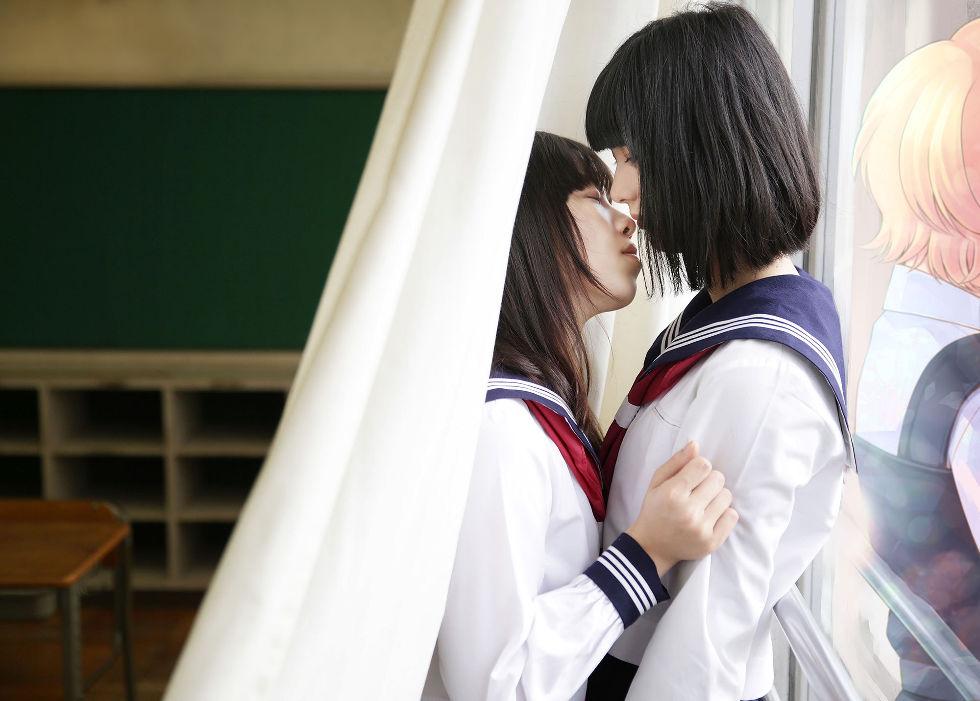 【百合展】女の子同士「ふたりふともも」…ちょっぴりフェチな“百合”アートが美しい【写真51枚】（写真 23 51） ヤバチケ