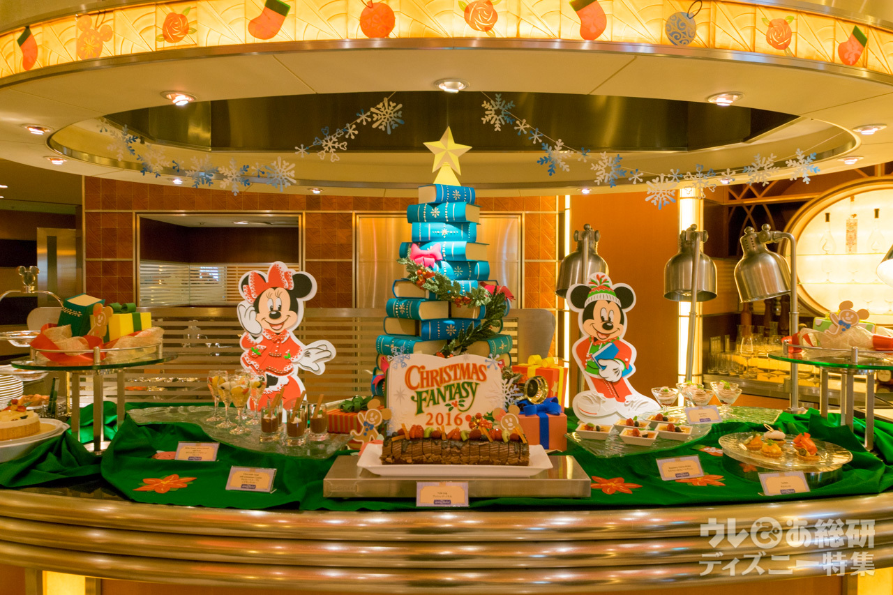 Tdrクリスマス 実はコスパ最強 ディズニーホテルのランチコース デザートブッフェを堪能 写真 1 43 ディズニー特集 ウレぴあ総研