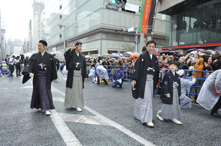銀座・春のパレード「GINZA 花道」