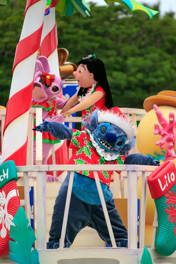 TDLクリスマス2015】スティッチに会いたい! スティッチ出演3パレード