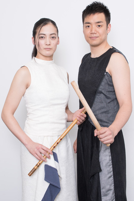 (画像左から）山脇千栄、住吉佑太　撮影:イシイノブミ