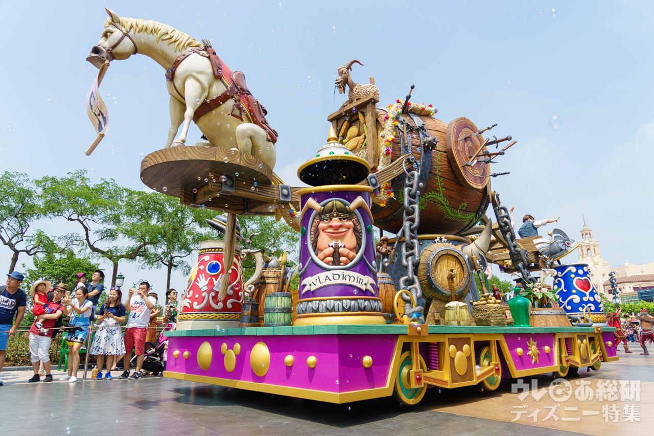 専用　上海ディズニー　ムードシリーズ 上海ディズニーランド】ズートピア&ムーランも! お昼のパレード