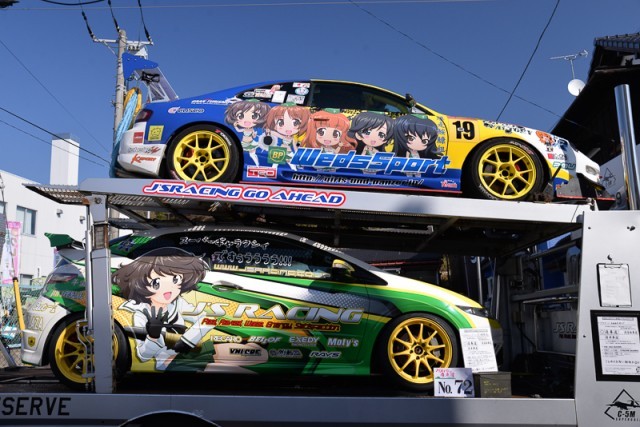 ヘッツァーやiv号戦車の姿も ガルパン 大洗あんこう祭 痛車 戦車フォトレポート Medery Character S