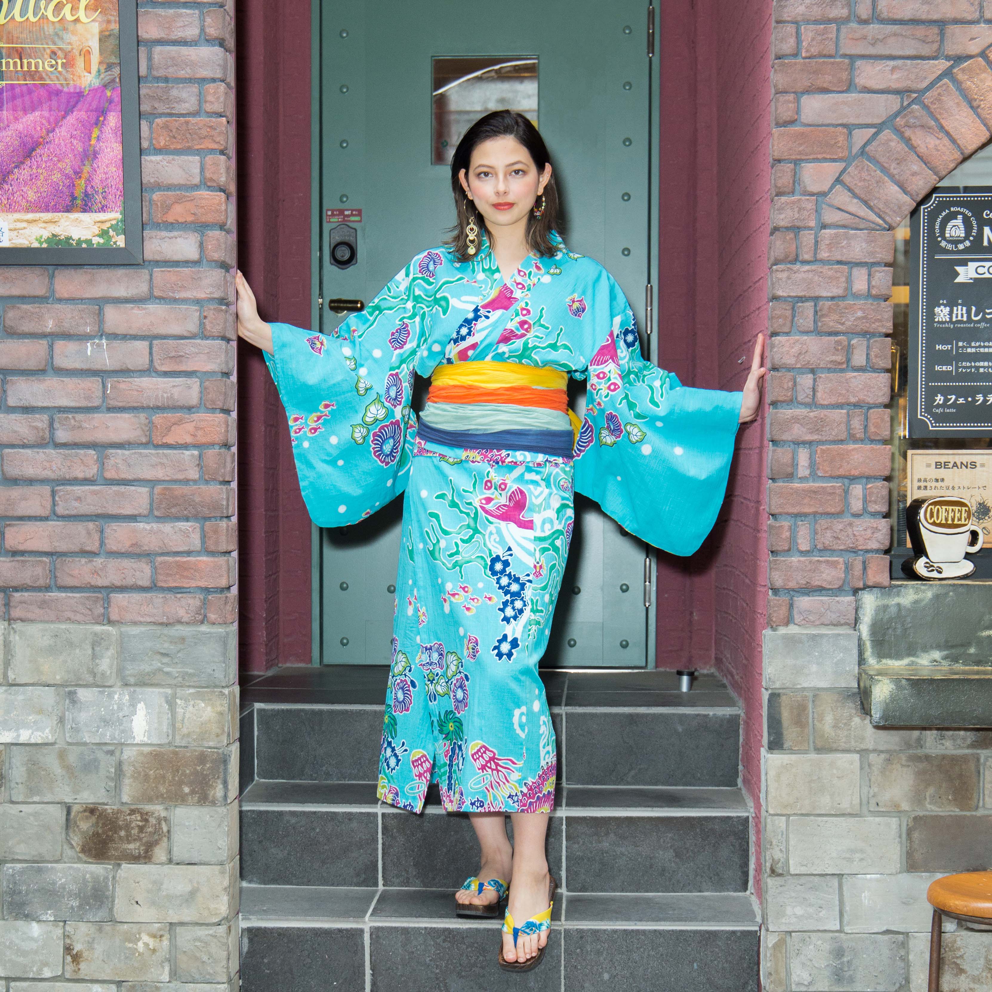 浴衣 着付けの心配無用 1人で着られる セパレートゆかた で花火 夏祭りへ 写真 2 7 Mimot ミモット