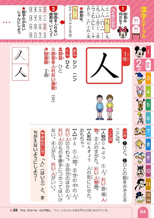 はじめて辞書に触れるお子様にディズニーキャラクターと楽しく辞書引きが身に付く国語 漢字 英語辞典 写真 1 29 ディズニー特集 ウレぴあ総研