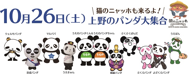 パンダ好き歓喜 ハロウィンの上野に 人気パンダキャラクター 大集合 写真 6 6 Medery Character S