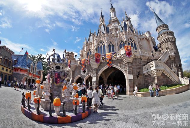 魚眼レンズで楽しむ ディズニー ハロウィーン の東京ディズニーリゾートの風景 ディズニー特集 ウレぴあ総研