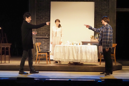 『オトコ・フタリ』シアタークリエ公演 舞台稽古より　