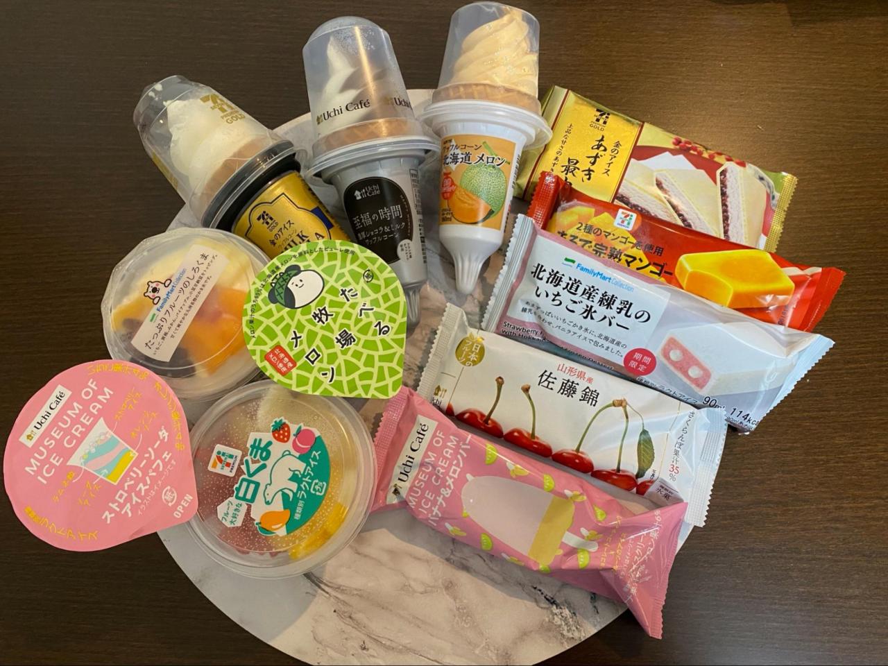 コンビニアイス いま食べるべき オススメ12品 はコレ 各社限定アイス 食べ比べ セブン ファミマ ローソン 1 3 うまいめし