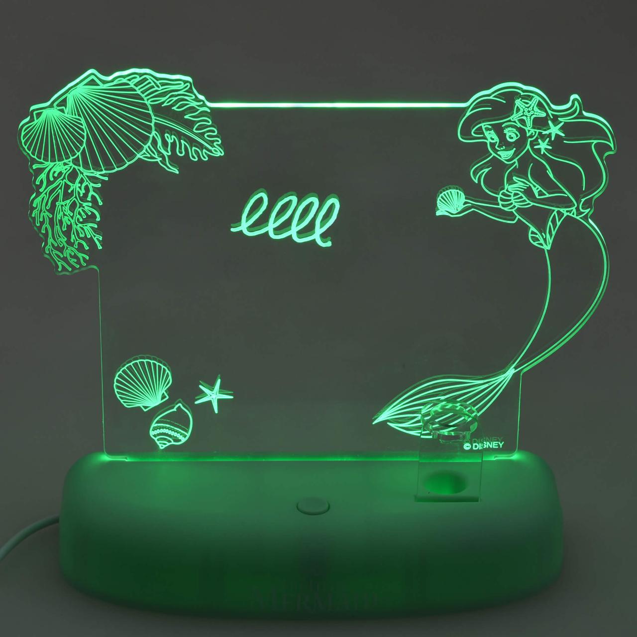 新品★リトルマーメイド　フランダー LEDライト　アリエル スタンドミラー 希少！フランダー LEDライト リトルマーメイド アリエル ディズニー