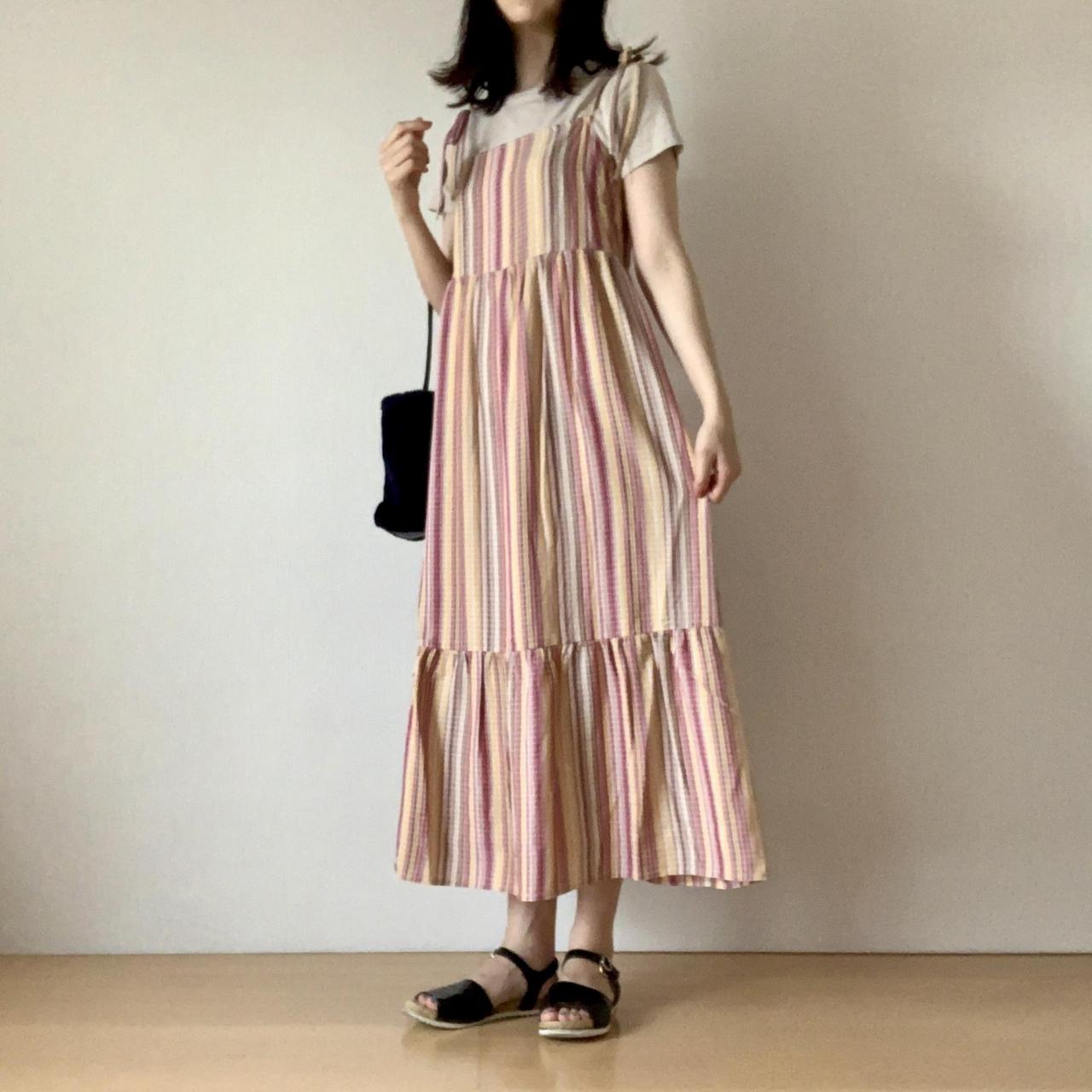 ユニクロ Guのワンピ 着痩せ スタイルアップ効果も この夏着たい おしゃれワンピース 4選 2 2 ハピママ