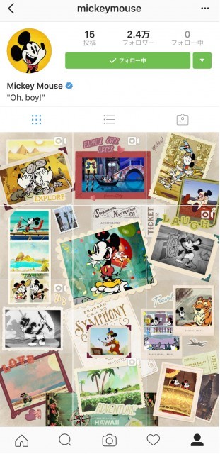ディズニーインスタ ミッキーマウスがinstagram開設 ディズニー人気instagram一挙紹介 1 3 ディズニー特集 ウレぴあ総研