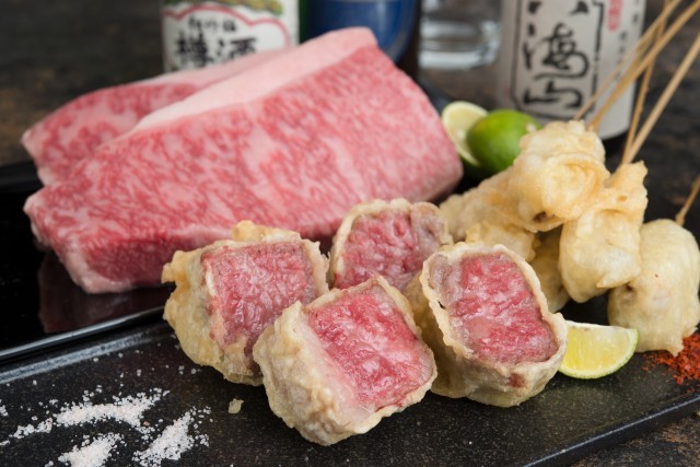新感覚 名物 肉天ぷら が美味しそう 天ぷらpub 京都にオープン うまい肉