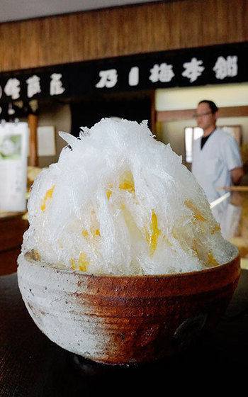 かき氷 乃し梅本舗佐藤屋 山形 山形 かき氷 アイスクリーム特集 Mimot