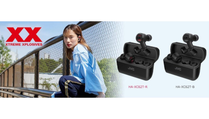 JVC XX Xtreme Xplosives ワイヤレスイヤホン 重低音&タフボディ”をコンセプトとする「XX」シリーズの完全ワイヤレス