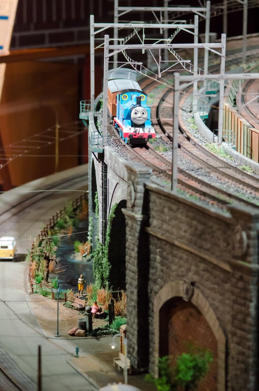 きかんしゃトーマス 世界一の鉄道模型を トーマス が走る 原鉄道模型博物館イベントが小鉄の天国だった 1 3 ハピママ