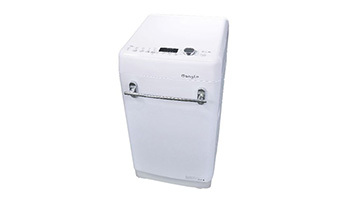 配送設置まで/分解洗浄済/美品angle7キロレトロインバーター洗濯機 エディオンのe angle「レトロインバーター洗濯機」、洗剤・柔軟剤自動