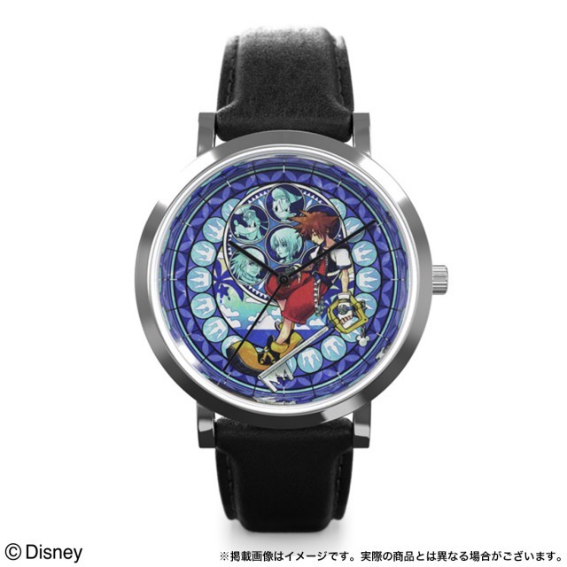 キングダムハーツ 腕時計が限定発売 ステンドグラス風の文字盤にはソラの姿も Medery Character S