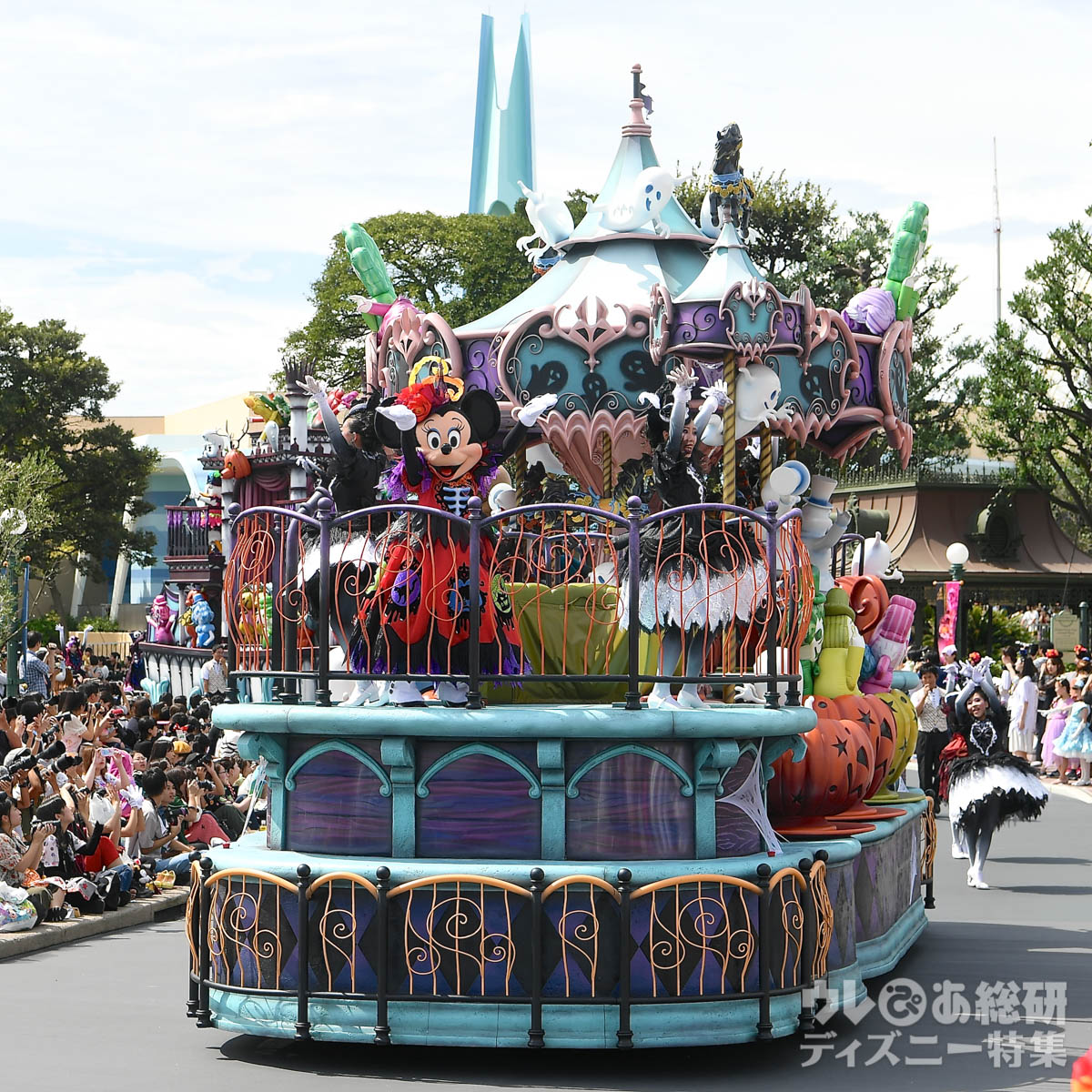 Tdl スプーキー Boo パレード 全15キャラクター 停止位置 鑑賞場所ガイド 写真 5 11 ディズニー特集 ウレぴあ総研