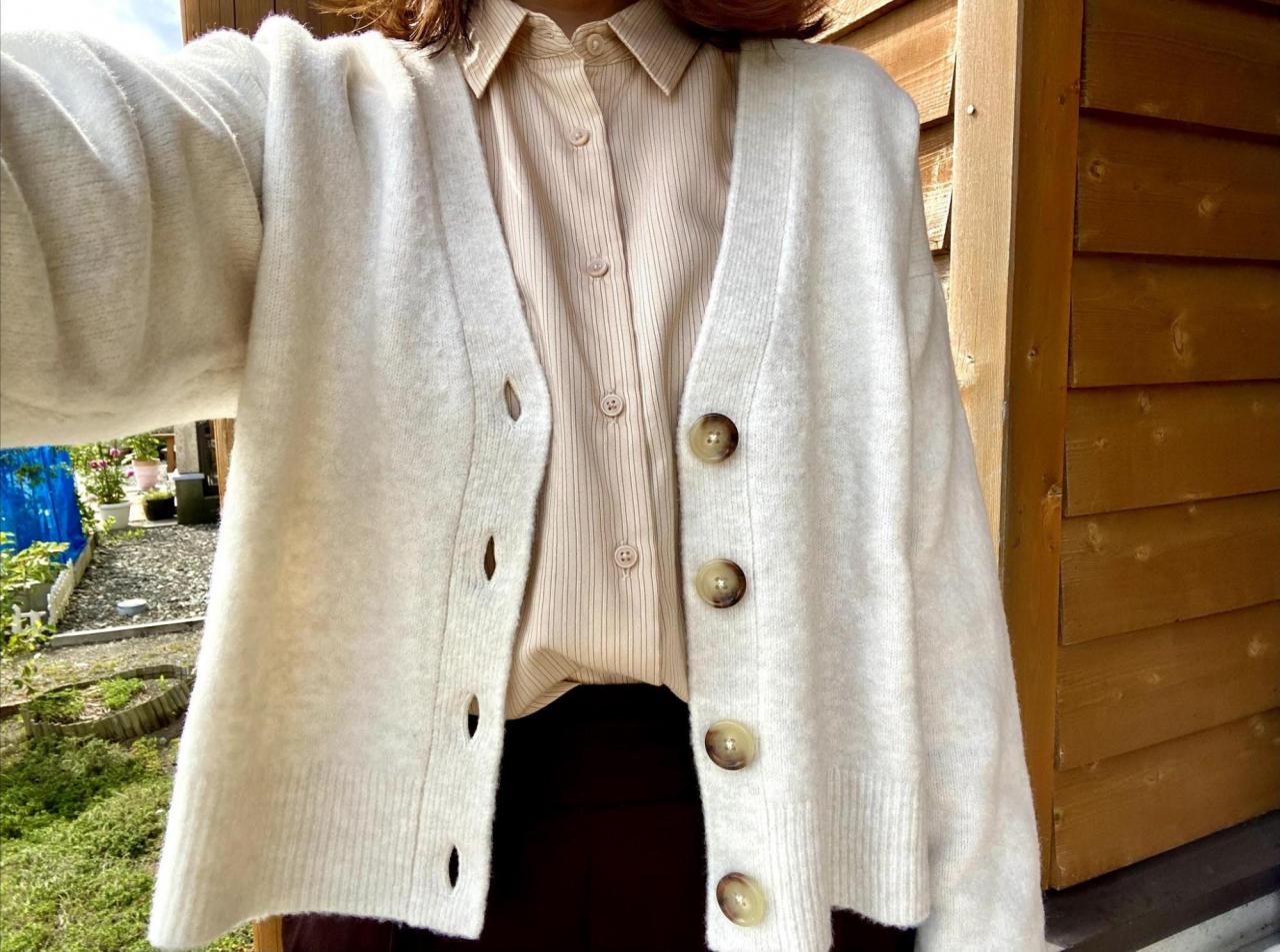 Gu ユニクロ 一枚でキマる おすすめ おしゃれカーディガン レビュー 着回し力 1 2 ハピママ