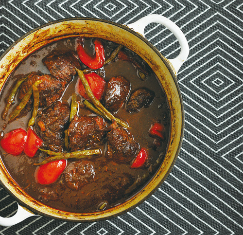 肉 超簡単 おもてなしにもピッタリな 豚ほほ肉のバルサミコ酢煮込み 作り方 うまい肉